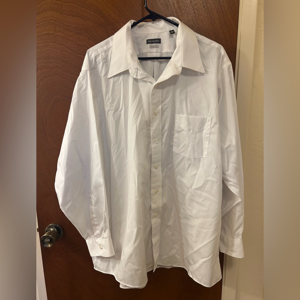 Van Heusen Crisp White Dress Shirt